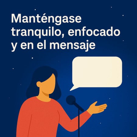 No se trata de ti: Mantener la calma y el enfoque en tus presentaciones